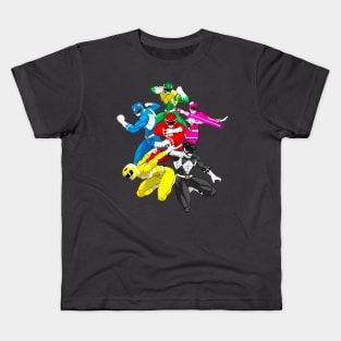 Let's Power Up - Zyuranger Kids T-Shirt